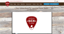 Desktop Screenshot of banjobenclark.com